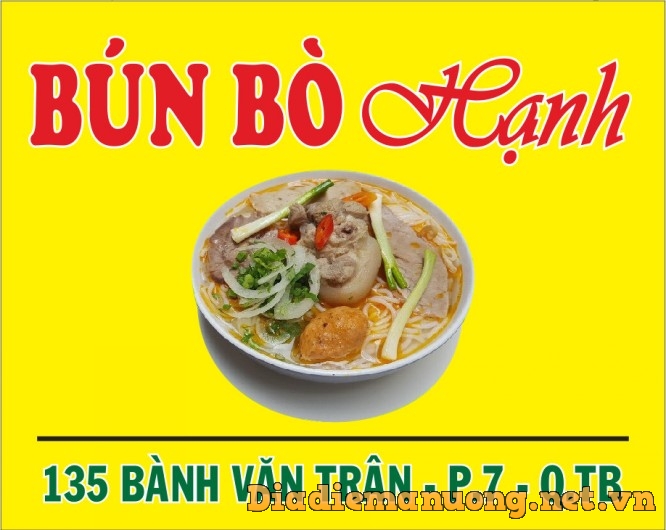 Bún Bò Huế Hạnh - 135 Bành Văn Trân Quận Tân Bình