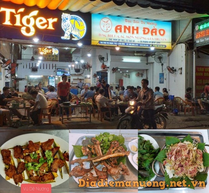 Đặc Sản Dê Nướng Anh Đào Lũy Bán Bích Tân Phú - Quán Đặc Sản Dê Ngon Ở Tân Phú